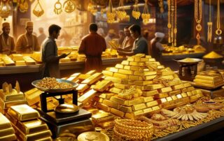 le marché de l'or
