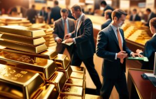le marché trading de l'or