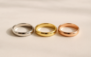 L’or blanc, l’or jaune et l’or rose