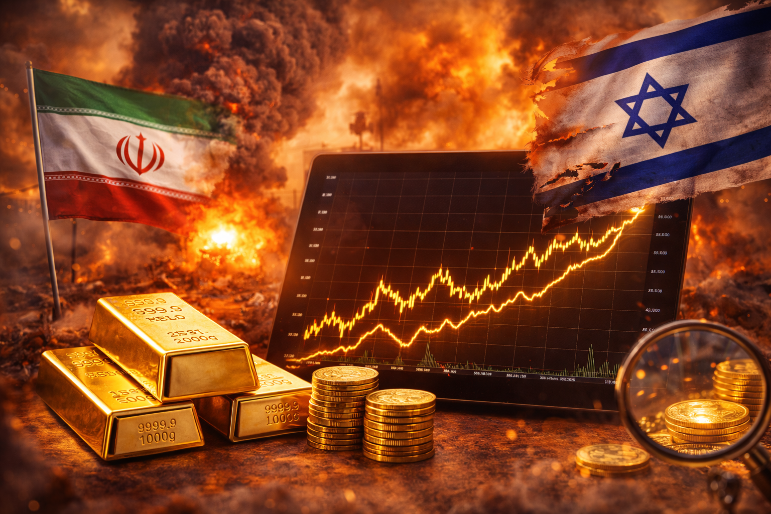 Pourquoi le conflit Iran–Israël fait grimper le prix de l’or aujourd’hui