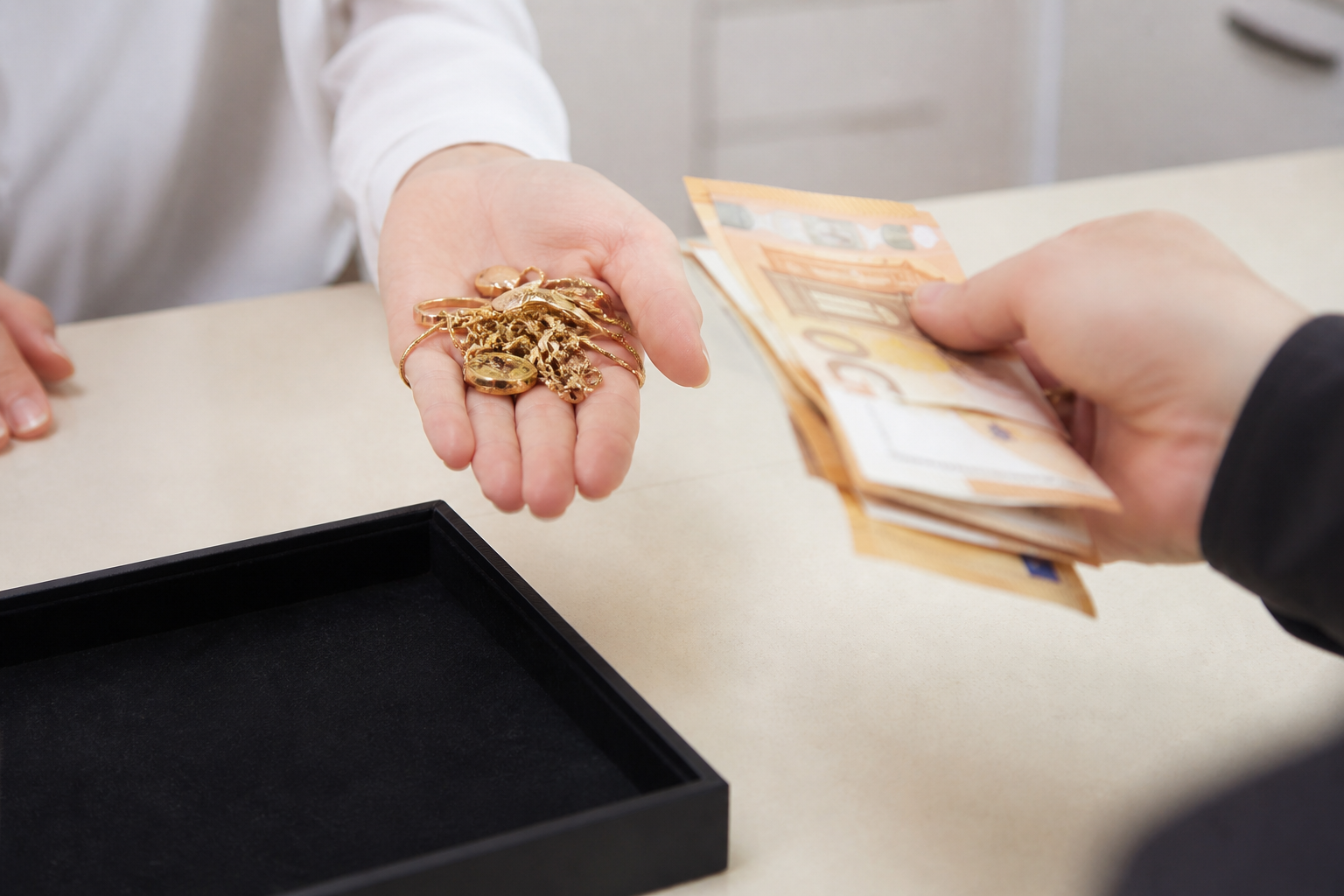 Vendre ses bijoux en or